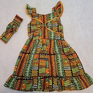 Little Lass Tribal Dress Size 6